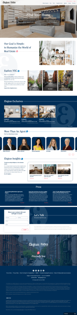 Elegran | Real Estate Websites, Sierra Interactive, Boomtown, Chime.me